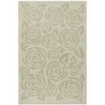 thumbnail image 2 of SAFAVIEH Martha Stewart Block Print Rose Floral Wool Area Rug, Saguaro, 4' x 6', 2 of 4