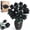 Black, variant on 12 Red Rose Building Block Set | Compatible with Lego | 626 Pcs Home Decor for Girls Kids Women Valentine's Day Mothers Day Christmas Birthday Gift