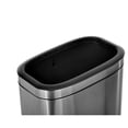 thumbnail image 3 of Alpine Industries 10.5 Gal. Stainless Steel Rectangular Liner Open Top Trash Can, 3 of 5