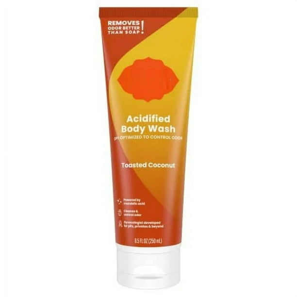 Acidified Body Wash - 24 Hour Odor Control - Odor Better Than Soap , Safe For Sensitive Skin 250ml