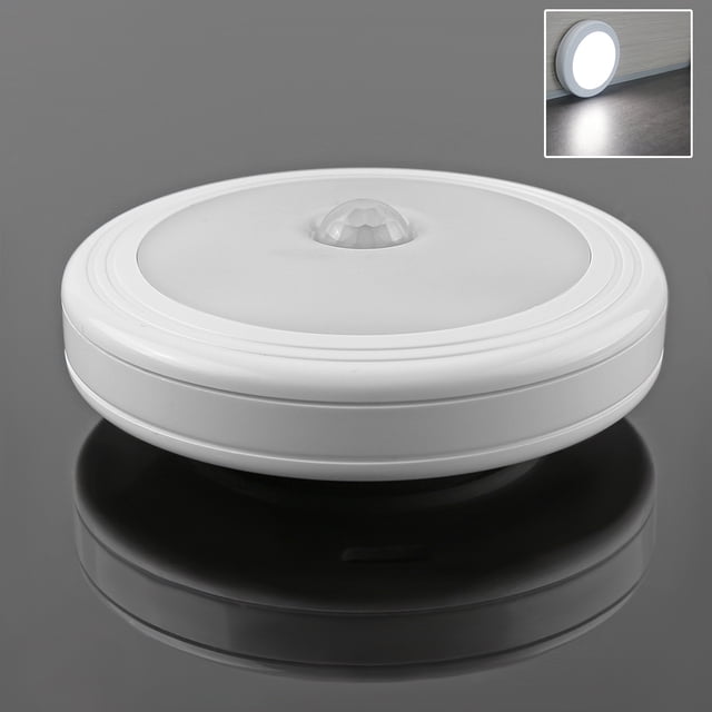 Sensor De Movimiento Ir Infrarrojo Magnético, Luces Led De Pared, Luz Nocturna, Encendido/Apagado Automático, Funciona Con Pilas Para Pasillo, Camino, Escalera, Nevera De Pared Eigraketly HA026106-01