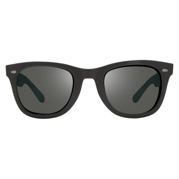Revo 1096 01 GY Unisex Forge Matte Black Full Rim Frame Sunglasses