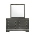 thumbnail image 2 of Blaze Modern Style 6-Drawer Dresser made with Wood in Gray, 2 of 6