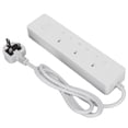thumbnail image 1 of Regleta inteligente con Wifi, enchufe inteligente con 3 salidas de CA y 2 puertos de carga USB para el hogar, escuela, oficina, enchufe del Reino Unido, CA de 100-240V, 1 of 5
