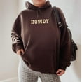 thumbnail image 4 of HOWDY Graphic Unisex Fleece Hooded Sweatshirt, 4 of 10