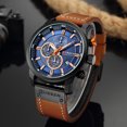 thumbnail image 3 of Curren reloj de alta calidad de cuarzo muñeca analógico cuero digital moda casual hombres Abanopi Mirar, 3 of 5