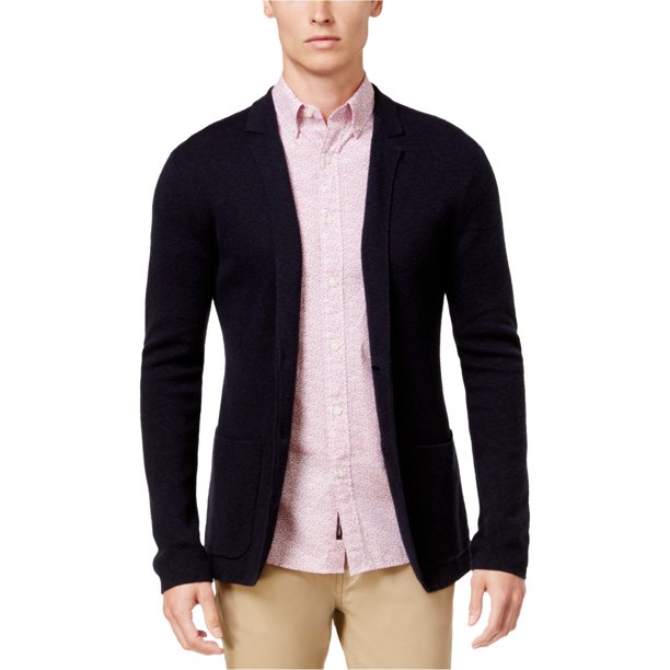Chaqueta de Dos Botones Michael Kors de Hilo Italiano para Hombre Azul Grande