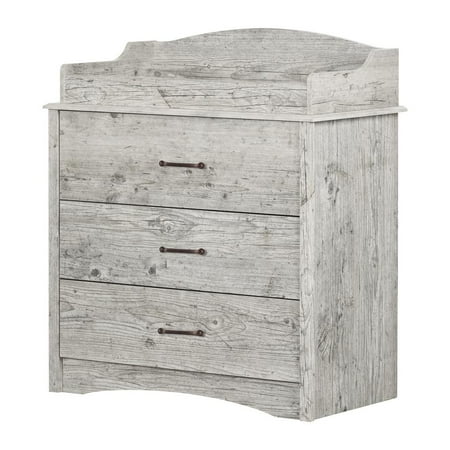 UPC: 0066311082333 | South Shore Furniture Helson Changing Table with Drawers Seaside Pine
