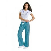 Landau Women's 9502 Urbane Relaxed Drawstring Pant Mediterranean Blue XS Tall