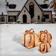 thumbnail image 2 of Pre-Lit White Sisal Gift Box Assortment, 2 of 4