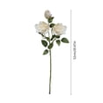 thumbnail image 3 of Rewenti Rose Simulation Flower Living Room Soft Decoration Flower Arrangement Ornament Fake Floral Photography Prop, 3 of 6