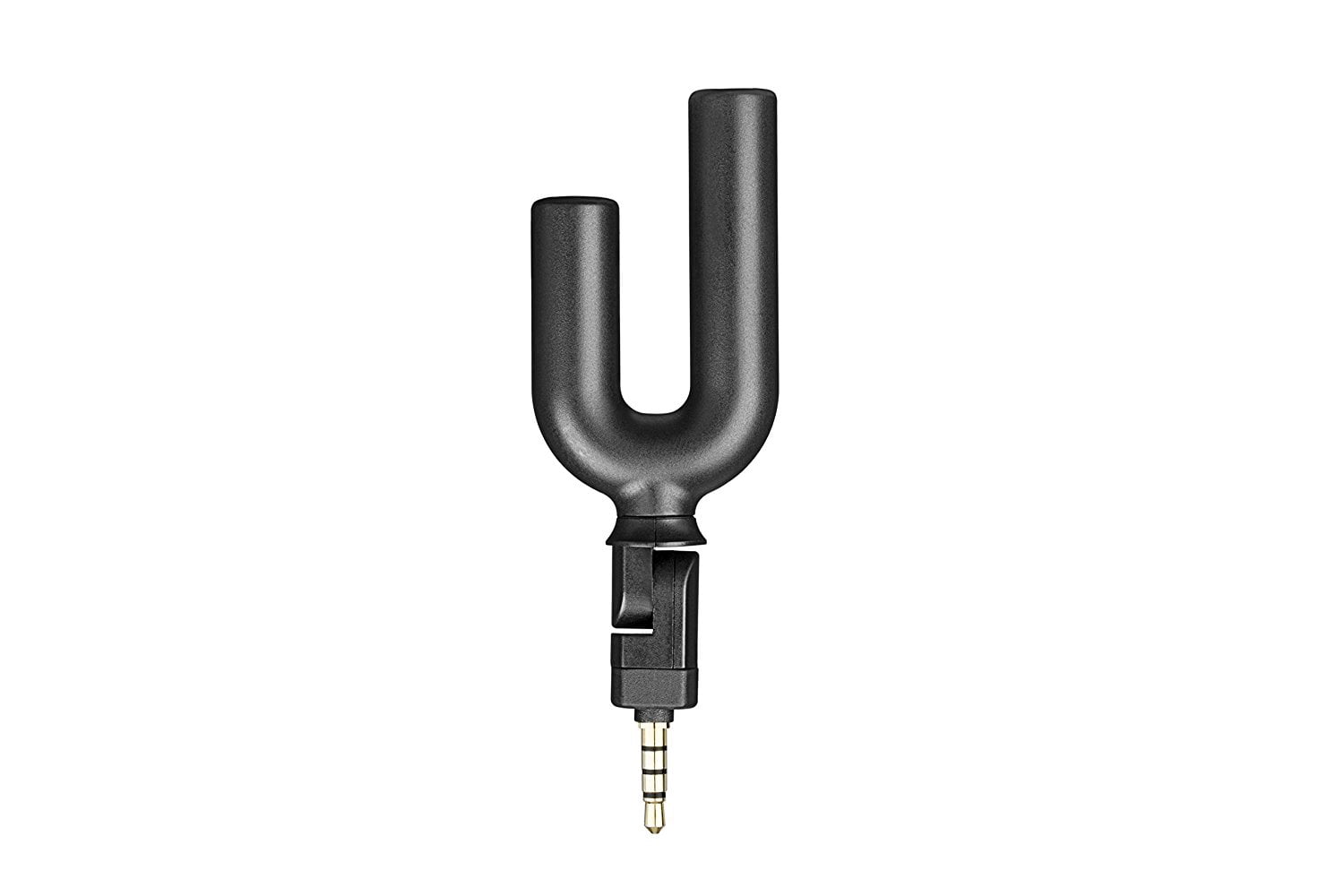 Movo MA2010 Omnidirectional 3.5mm TRRS Microphone with Adjustable Angle and Headphone Monitoring Input - for iPhone, iPad, Android, and other Smartphones