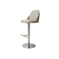 thumbnail image 2 of Whiteline Modern Living Tommy Barstool, Light Grey, 2 of 3