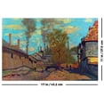 thumbnail image 2 of Claude Monet - The Stream of Robec Poster 17" x 11", 2 of 5