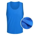 thumbnail image 2 of Sinleey Kids Boys Basketball Jerseys Basketball Training Uniform Gym Running Workout Athletic Crop Blue XL, 2 of 4