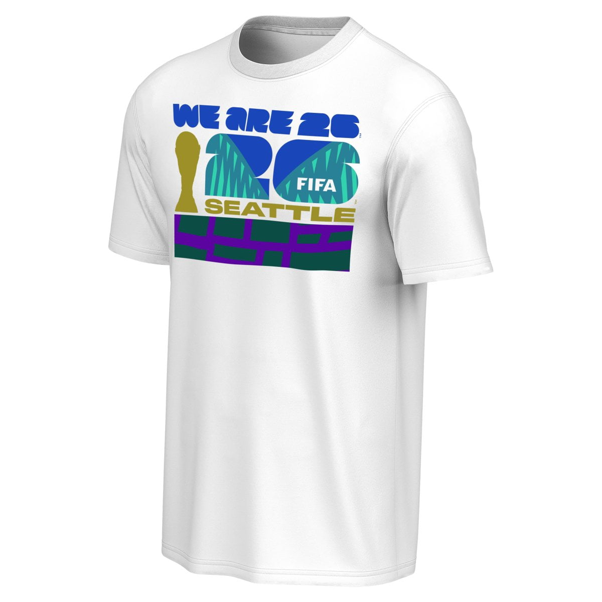 FIFA World Cup 2026 Men's White Host City Block Tee - Philadelphia