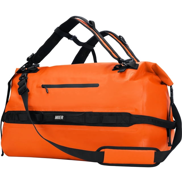 Bolsa de lona MIER impermeable Rolltop Dry 60 L naranja