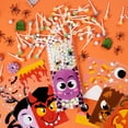 thumbnail image 4 of Joyfy 108 Pcs Halloween Treat Bags Cellophane Bags with Twist Ties,Goodie Bags for Snack Cookie Candy,Halloween Gift Trick or Treat Bags,Halloween Party Supplies, 4 of 9