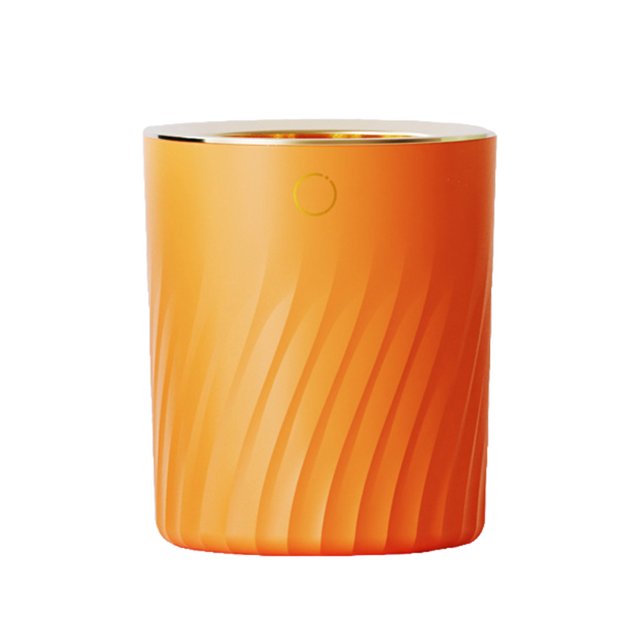 Cubo de basura Decoración de escritorio Cubo de basura Tocador Hogar Estudiante Papelería Almacenamiento de artículos diversos Organizador de Almacenamiento y organización del hogar Naranja Billuyoard HA063507-01