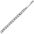 thumbnail image 4 of Ensemble de Six Tons Argentés Strass Cristal Clair Épingles à Cheveux de Mode, 4 of 5