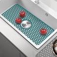 thumbnail image 6 of Silicone Sink Protector for Kitchen,Sink Protector Grid for Bottom of Center Drain Sink,Non- Heat Resistant Liner for Farmhouse Porcelain Sink, 6 of 8