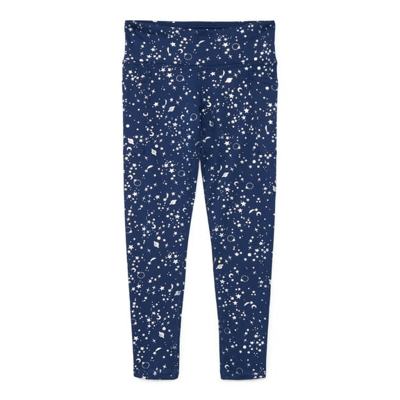 Athletic Works Girl's Active Foil Legging, Sizes 4-18