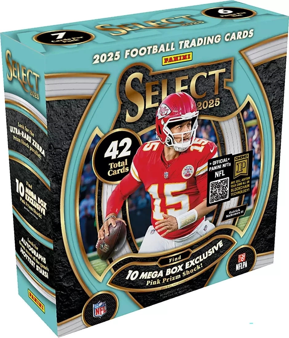 2025 Panini Select Football Mega Box (Pink Prizm) Case (20)