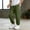 Army Green, variant on Boys Cotton Linen Pants with Pockets- Lightweight Elastic Waist Straight Leg Casual Summer Beach Pants Khaki Size 10