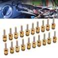 thumbnail image 4 of Air Conditioning Valve Core, Scratch Resistant 20Pcs Easy To Use Copper Car Air Conditioning Valve Core Professional For Replacement ANGGREK Descripción de la referencia, 4 of 5