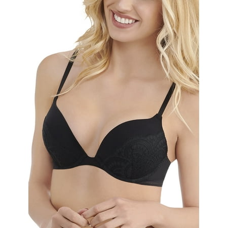Women's Sporty Glam Lace Underwire Push Up Bra, Style 75350