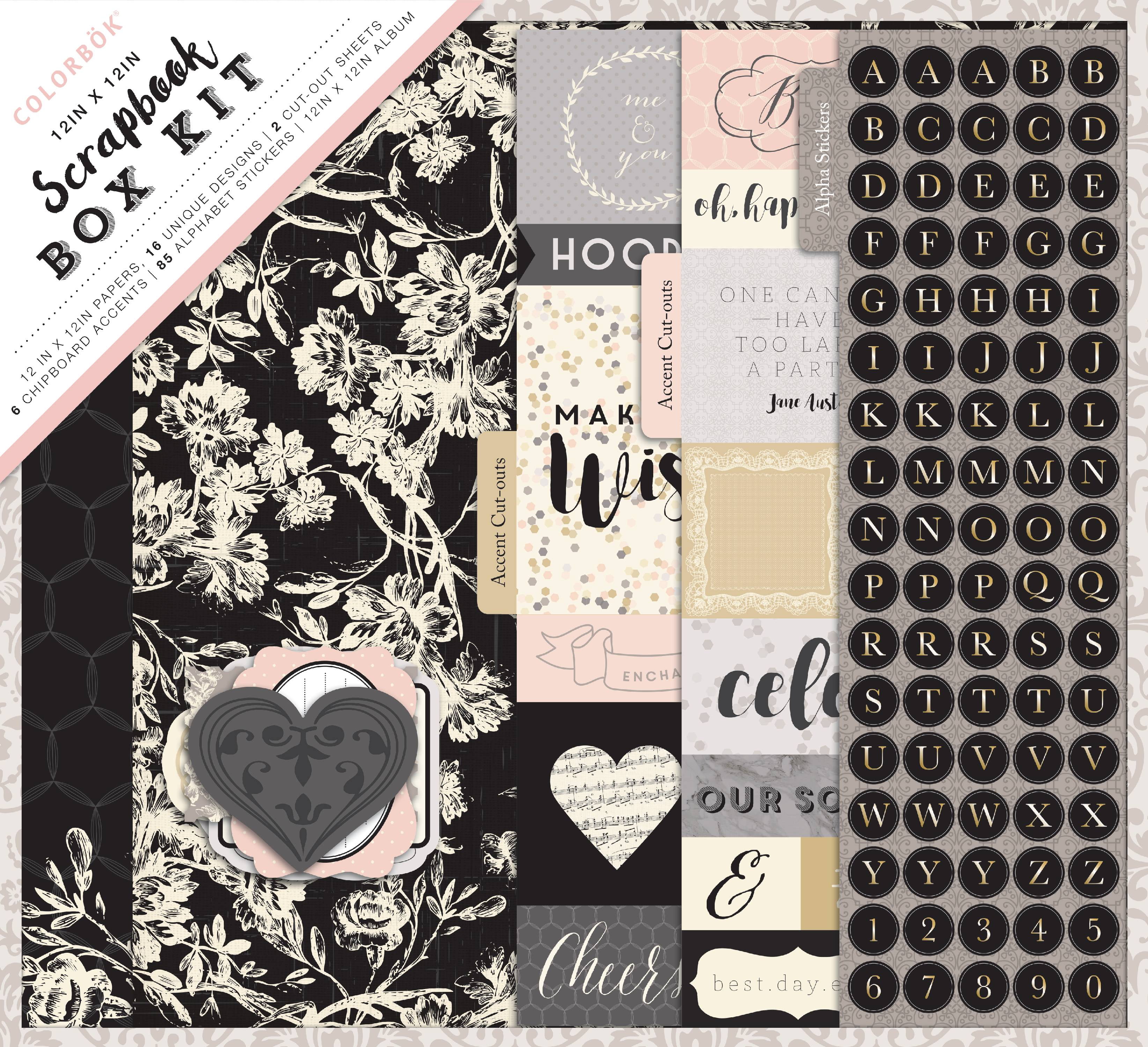 Colorbök 12"x12" Occasions Scrapbook Box Kit, Multicolor, Paper