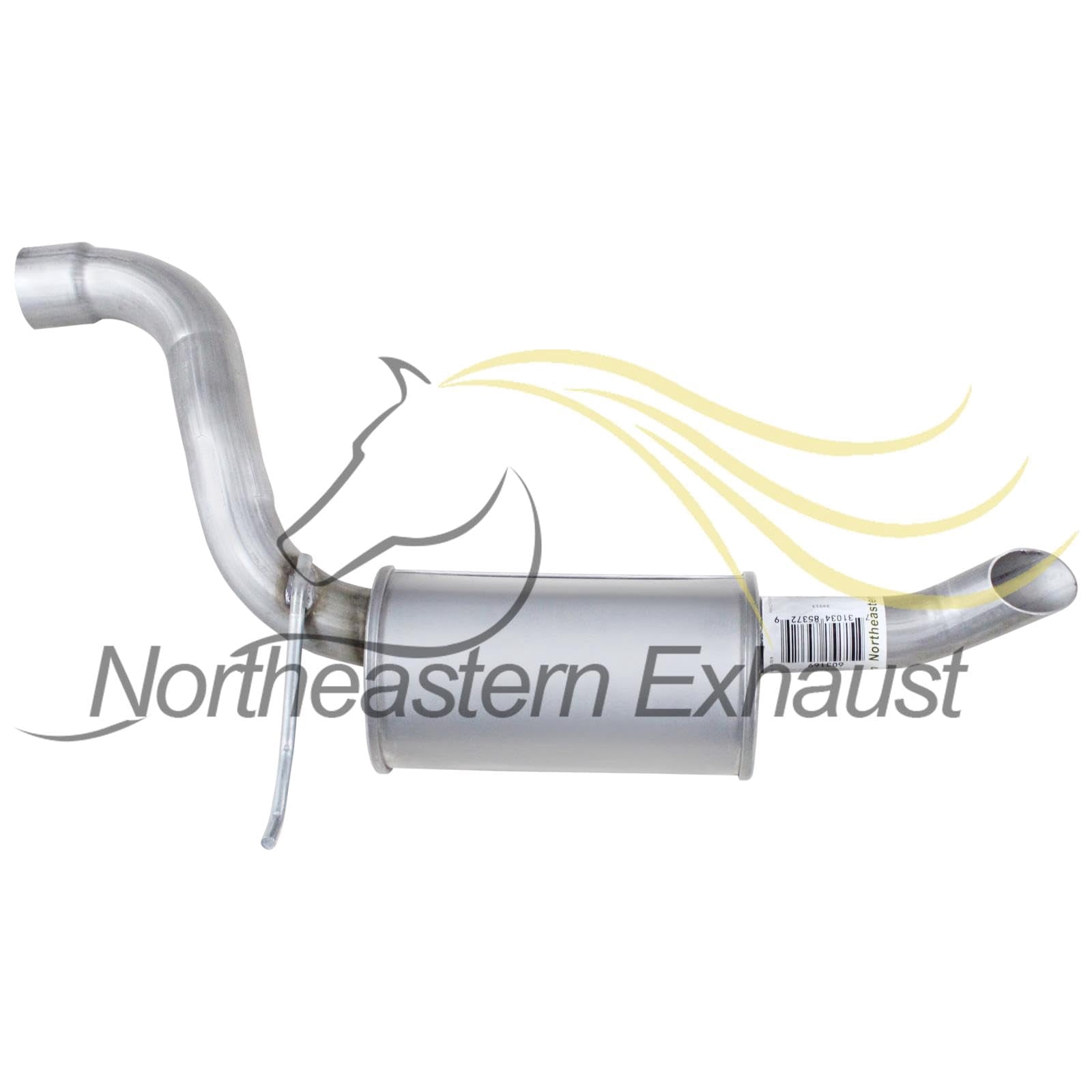 Northeastern Exhaust Y Pipe, Center Resonator, Muffler & Rear Resonator Fits 2008-2010 Chrysler Town & Country, Dodge Grand Caravan & VW Routan 4.0L - Direct Fit | Stainless Steel System Kit