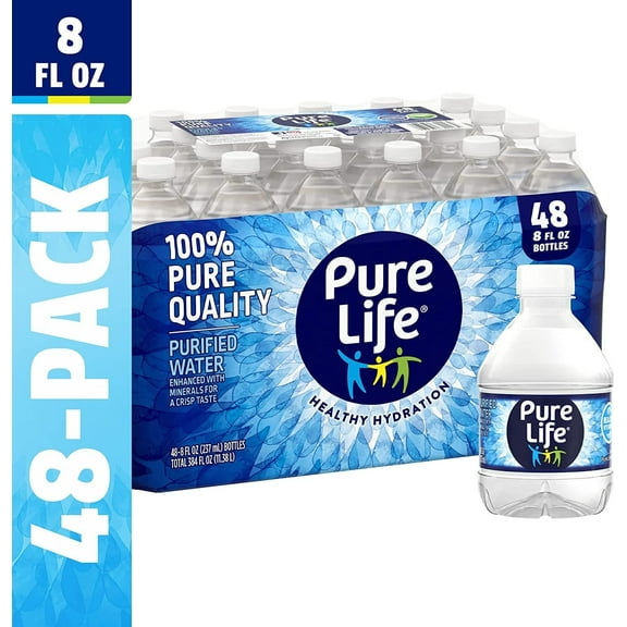 Pure Life Purified Water 8 fl. oz., 48 pk.