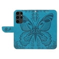thumbnail image 3 of Decase Wallet Case for Samsung Galaxy S23 Ultra, Butterfly Wings PU Leather Flip Protective Phone Case with Wrist Strap for Samsung Galaxy S23 Ultra,Blue, 3 of 7