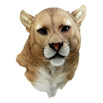 Ebros Sarabi Large Lioness Head Wall Decor Plaque 16"Tall Taxidermy Art Decor Sculpture Female Pride Lion Wall Bust Plaque