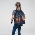 thumbnail image 5 of Naloa Starry Sky Cloud Puppy Print Lightweight DayBackpack Suitable for school, work, shopping, travel, etc., 5 of 5