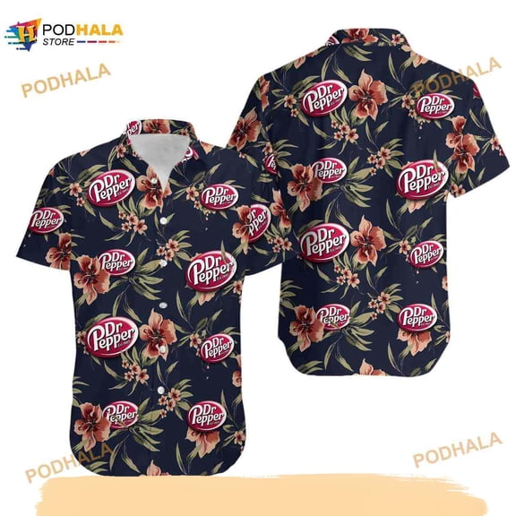 Dr Pepper 3d Funny Hawaiian Shirt