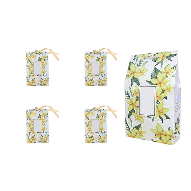 Ropa Bolsas para Almacenamiento Bolsa de Fragancia Aromaterapia Desodorizante Bolsa de Fragancia Armario de Coche Ropa Armario de Fragancia de Larga Duración Conjunto de 4 Piezas