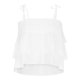thumbnail image 4 of ICHUANYI Clearance Fashion Women's Casual Stitching Crop Suspender Bandage Square-Neck Suspender Tank Top(White, L) ICHUANYI WER2023081400726, 4 of 9