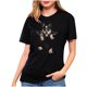 thumbnail image 1 of Moda mujer Casual Primavera Verano o-cuello pulóver imagen Animal manga corta blusa camiseta Tops Fridja gope4870, 1 of 5