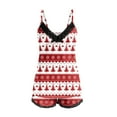 thumbnail image 5 of Christmas Pjs, Women’s Holiday Sleepwear, Sleeveless Camisole & Shorts Two-Piece Pajama Set for Relaxing Nights, 5 of 5