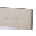 thumbnail image 5 of Baxton Studio Audrey Modern and Contemporary Upholstered Bed, Multiple Sizes, Multiple Colors, 5 of 9
