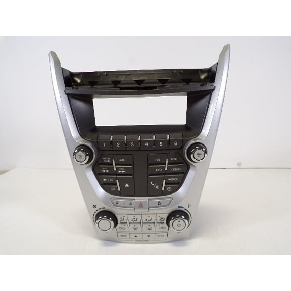 Pre-Owned 10-11 Chevrolet Equinox CD Radio Control Panel w/ Temperature Controls OEM LKQ - Verify Specific Vehicle Fitment In Description - (Good)