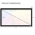 thumbnail image 3 of QualGear QG-PS-FF6-169-92 - Projection screen - 92" (92.1 in) - 16:9 - High Reflective Silver - black, 3 of 6