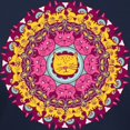 thumbnail image 3 of CafePress - Mandala Cats T Shirt - Women's Traditional Fit Dark T-Shirt, 3 of 4