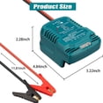 thumbnail image 4 of For Ein*hell 18V Battery Jump Starter Car Jump Starters Adapter Heavy Duty Automotive Booster Cables, 4 of 10