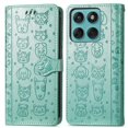 thumbnail image 4 of Funda Cartera FOXDOCK para Motorola Edge 60 , Flip PU con Relieve de Gatos y Perros, Tarjetero y Soporte, 4 of 6