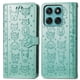 thumbnail image 4 of Funda Cartera FOXDOCK para Motorola Edge 60 , Flip PU con Relieve de Gatos y Perros, Tarjetero y Soporte, 4 of 6