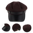 thumbnail image 1 of unbranded Vintage Coffee Newsboy Cap Unisex Beret Hat Comfortable Breathable Material, 1 of 6