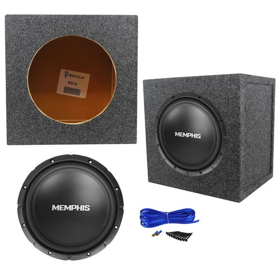 Memphis Audio SRX1040 10" 400w SRX 4 Ohm Car Subwoofer Sealed Sub Box Enclosure